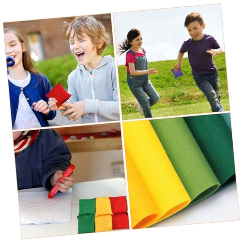 OHPHCALL 5 Peças Saco De Areia Jogar Sacos De Feijão Saco De Feijão Sacos De Jogo Placas Cornhole Pe