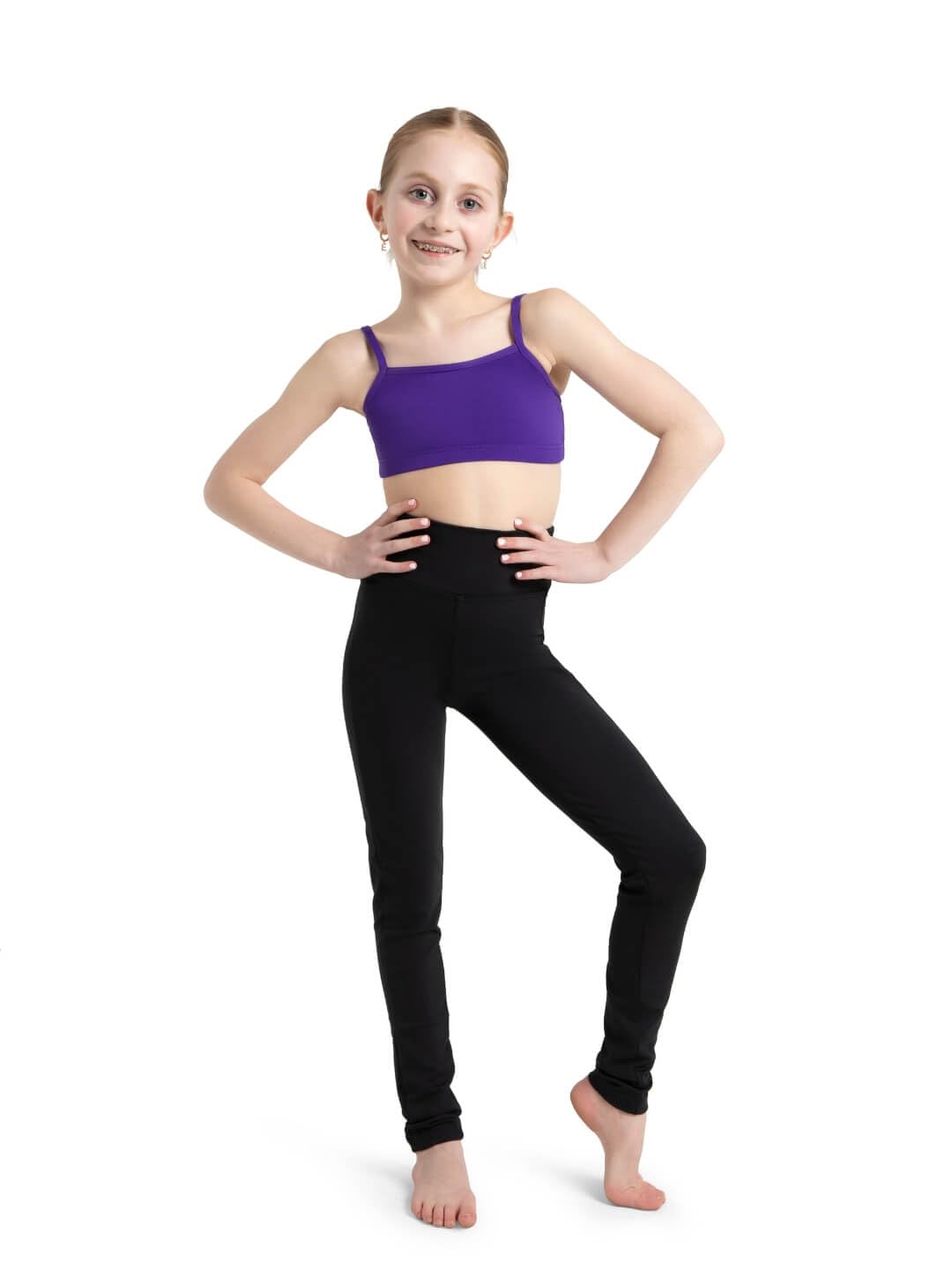 Capezio Dziewczęce Team Basic Active Legginsy spodnie
