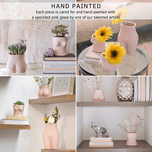 image for BASE ROOTS Body Vase Female Form, Butt Vase Bottom Body Shaped Sculptu