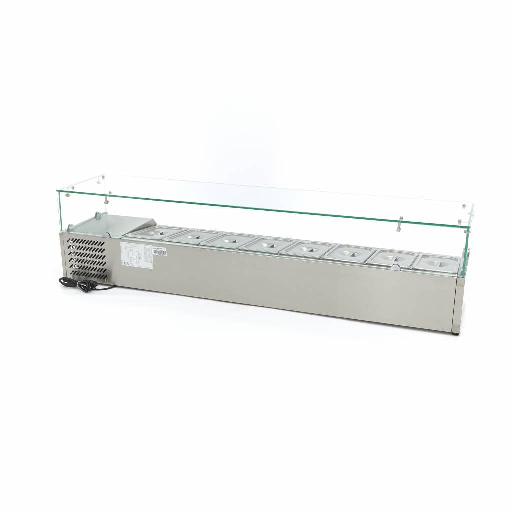 Maxima Encimera expositora refrigerada 180 cm - 1/3 GN