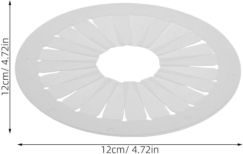 Generic 5PCS Ribbon Rosette Maker: 12cm DIY Ribbon Flower Making Tool Pleated Template and Bow Folding Tool for Brooches Corsages and Sewing