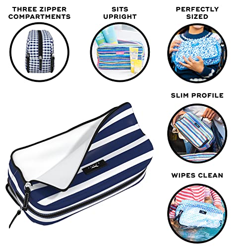 Scout 3-Way Bag - Travel Makeup Pouch And Toiletry Bag For Women With Three Zipper Compartments - Stands Upright, Wipes Clean #TOP2