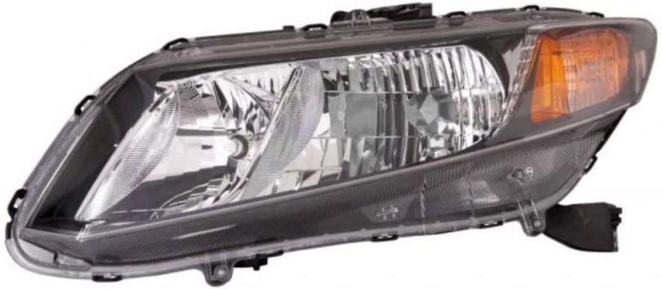 For Honda Civic Sedan/Coupe Headlight Assembly 2012 Passenger Side For HO2503144 | 33100-TR0-A01