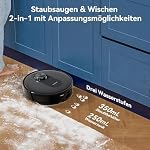 Proscenic Q8 Max Saugroboter mit Wischfunktion, 5000Pa 200min Staubsauger Roboter mit Absaugstation 3L Staubbeutel, Intelligentes Laser Navigation mit 5 Karten, Steuerung über APP Alexa Google Siri – Bild 3