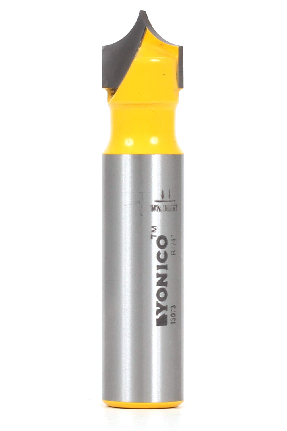YONICO Groove Point Cutting Roundover Router Bit 7/32-Inch Radius 1/2-Inch Shank 13073