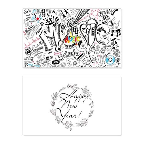 Tarjeta conmemorativa Graffiti Street Culture para un año nuevo original