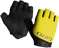 Giro Bravo II Gel Men's Road Cycling Gloves - Highlight Yellow X-Large 2024, Optimized Padding for Comfort