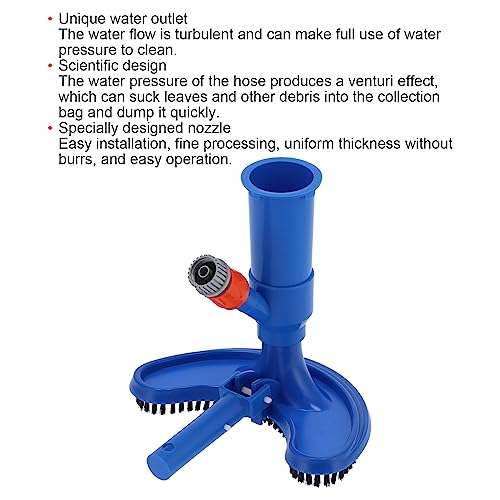Aoutecen Handstaubsauger, Staubsauger, kleine Größe, geniale Düse, gleichmäßige Dicke, geringes Gewicht, für Gartenschlauch für Brunnen – Bild 6