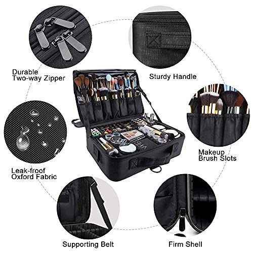 Make Up Bag, GZCZ 3 Strati di Grande Capacità
