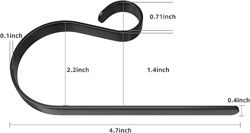Miniatura 3 de Soportes para calcetines para manto, soporte antideslizante y ajustable para calcetines de Navidad, ganchos de metal para calcetines, suministros de
