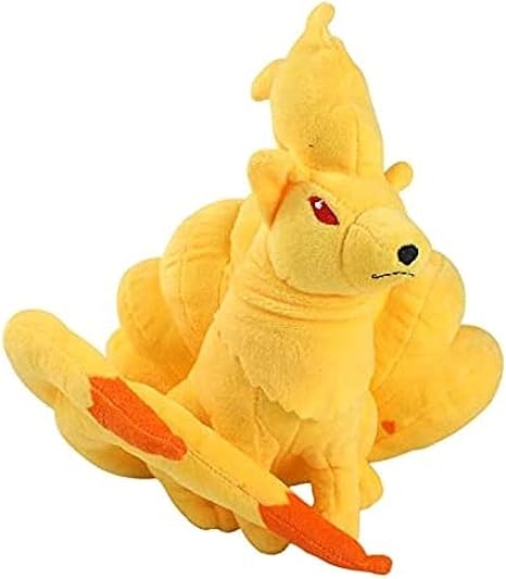 Amazon Co Jp 柔らかいおもちゃ25cmポケモンキュウコンぬいぐるみ柔らかいぬいぐるみ子供のための人形の贈り物子供 おもちゃ