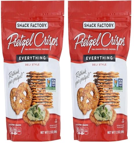 Image of Snack Factory Pretzel Crisp Everything (Pack of 2)