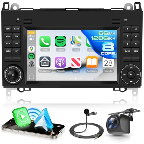 Autoradio Android Mercedes W169 W245 W209 W639 W906 avec Écran Tactile 7 Pouces GPS