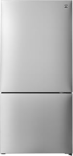 Kenmore 31" Bottom Freezer Refrigerator, Counter Depth - Ice Maker, Adjustable Shelving, Crisper Drawers, ENERGY STAR Certified, 17.8 cu. ft. Capacity, Fingerprint Resistant Stainless Steel