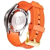 StrapXPro (SPX1C) Cinturino di ricambio da uomo in gomma con estremità curva da 20 mm, per Seiko Prospex 62MAS Modern Reinterpretation SPB/SBDC Series & Limited Edition Series Dive Watches SPB143