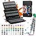 Infiart 60 Colors Dual Tip Acrylic Paint Markers Automatic Ink Control Acrylic Paint Pens, Fine & Brush Tip Acrylic Markers Set for Christmas Decorations, Glass, Stone, Wood, DIY & Art Supplies