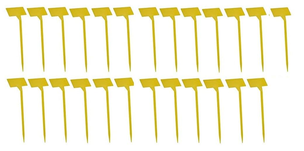 Yellow Plant Markers - 50 Pack, Garden Labels -2 Yellow Plant Markers - 50 Pack, Garden Labels -2