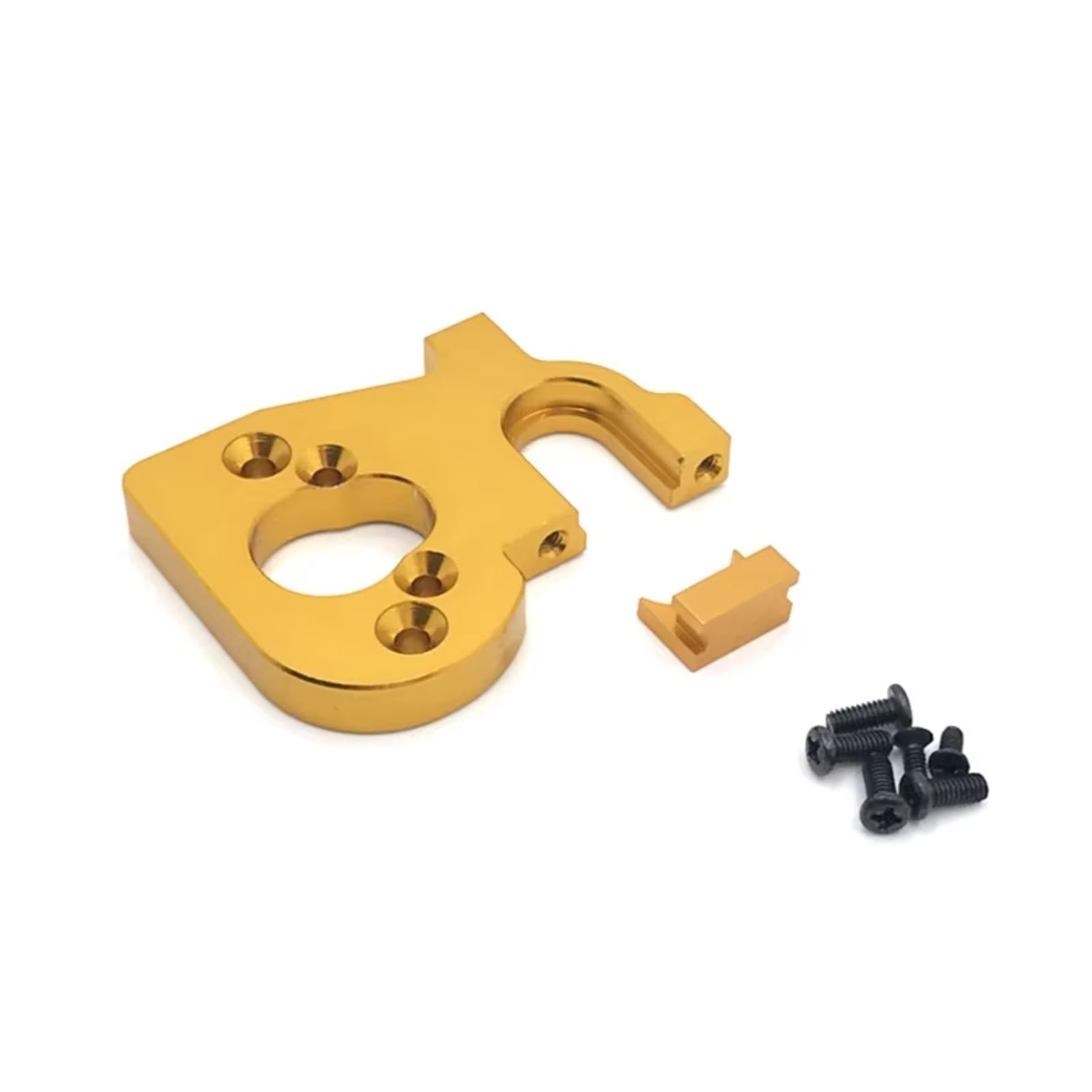 Części zamienne do Wltoys 144010 144001 144002 124016 124017 124018 124019 Retrofit Wsparcie Silnika RC Car Upgrade lub naprawa części zamiennych (żółty)