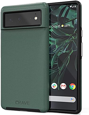Crave Dual Guard for Google Pixel 6, Shockproof Protection Dual Layer Case for Google Pixel 6 - Shaded Spruce