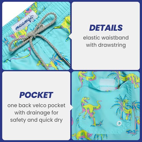 Image of maamgic Mens Slim Fit Swim Shorts Swim Trunks 7 inch Quick Dry Mens Bathing Suits with Mesh Lining