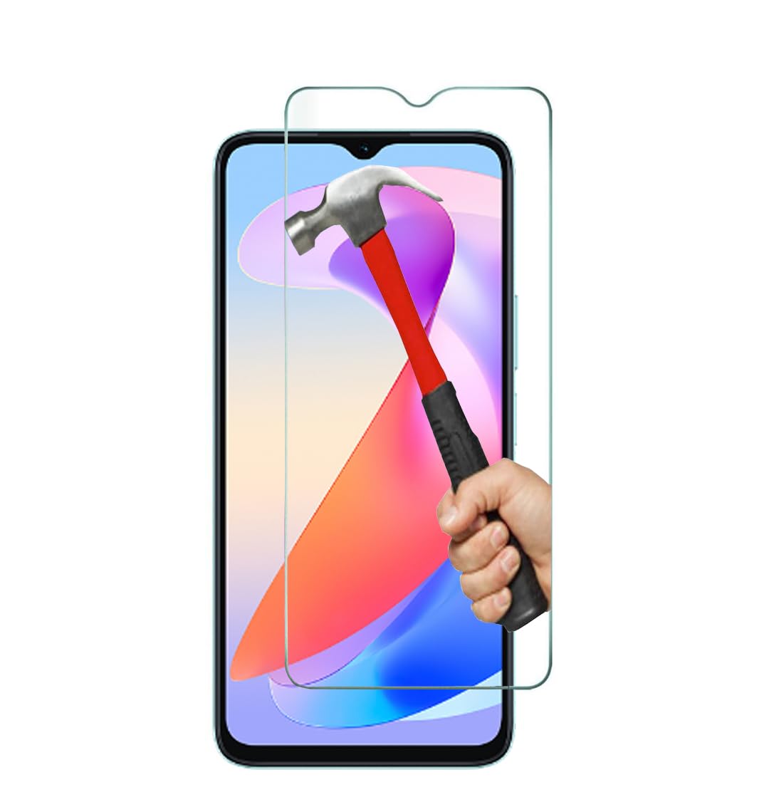 KP TECHNOLOGY Honor X6a Tempered Glass Screen Protector Easy Bubble-Free Installation Ultra Clear Shatterproof with 9H Hardness Anti Fingerprint Oleo-phobic Coating for Honor X6a