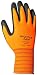 Wonder Grip WG510HVL High Visibility Nitrile Palm Gloves, Orange, Large