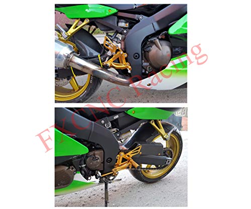 Commandes reculées moto pour Ninja ZZR600, idéal pour les sorties sur circuit - 6