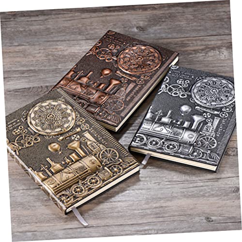 Carnet de notes vintage sculpté vert bronze, une idée cadeau originale