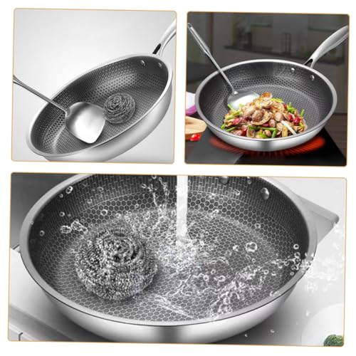 Sartén Wok Antiadherente de Acero Inoxidable miniatura 6