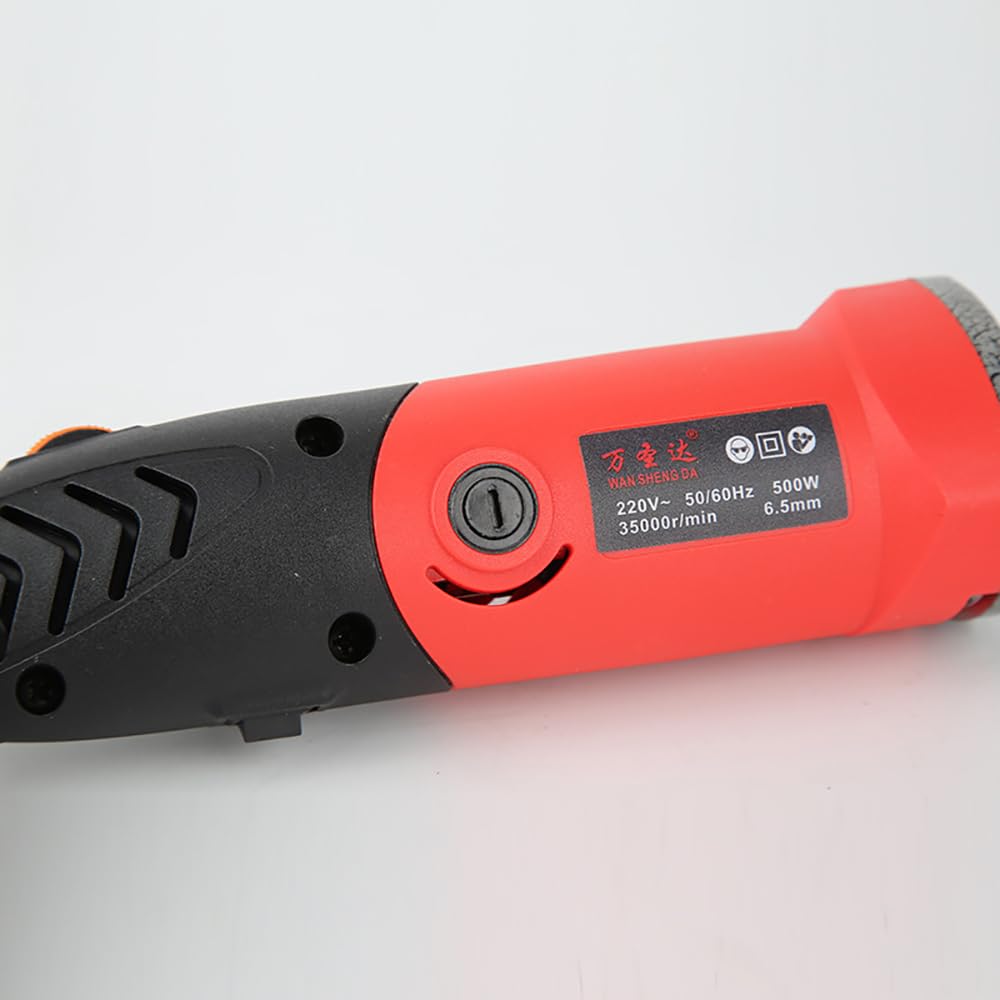 Mini Smerigliatrice Multifunzione 220V, Penna per Incisione per Rettificatrice per Trapano Elettrico a Velocità Variabile 35000Giri/min 500W 6,5MM Mandrino