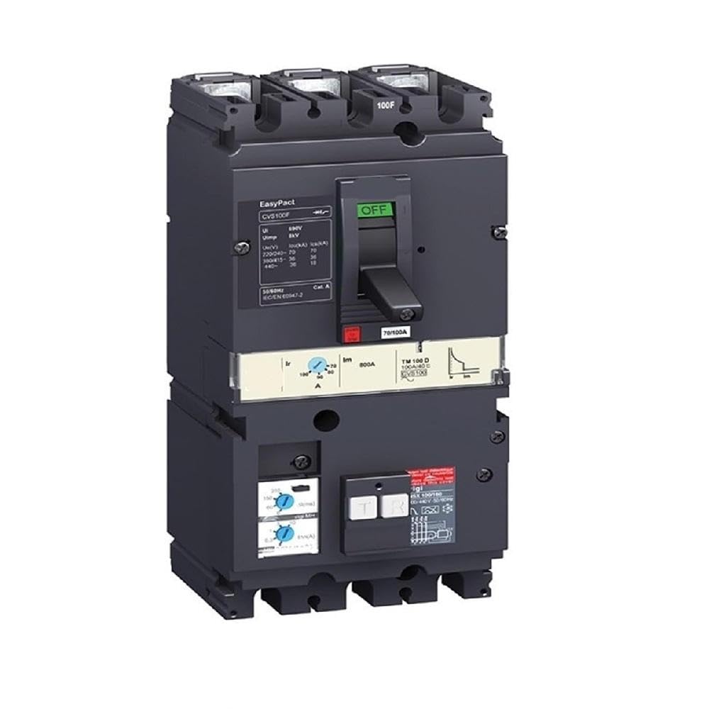 Disyuntor De Protección Contra Fugas LV516512 Vigicvs160ftm125d3p3d Fugas Proteger equipos eléctricos.