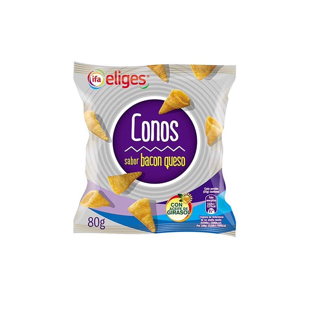 Ifa Eliges Conos Maíz Bacon Queso - 80 gr.