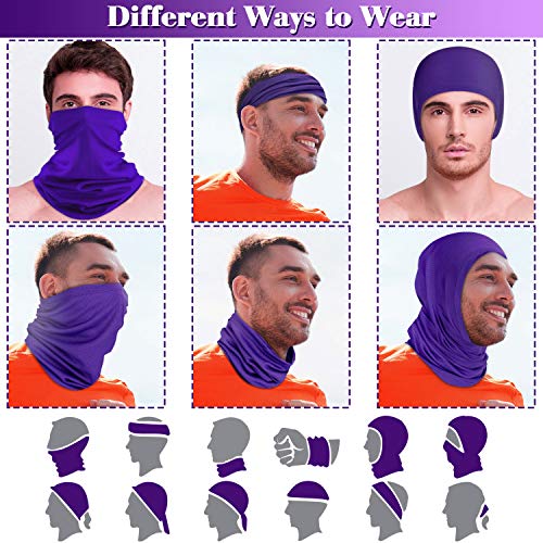 Image of Geyoga Summer UV Protection Cooling Neck Gaiter | Sunscreen Breathable Face Scarf Bandana Mask Neck Gaiter for Outdoor Fishing Hiking Camping