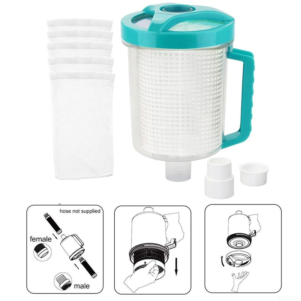 Cesto Trap per trasparente per Hayward W560 R211084 Grande Cesto(A) | Materiale PVC per trasparente, cesto extra-large, per protezione filtro, flusso acqua costante, per facile pulizia