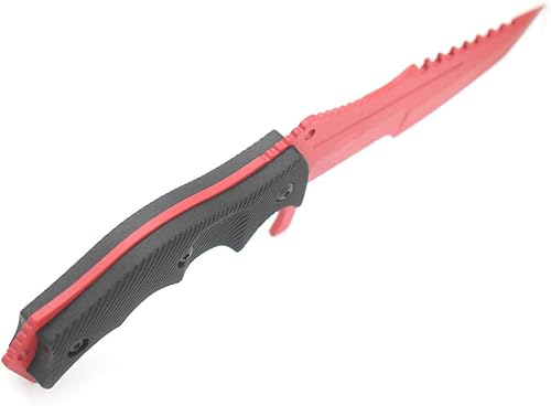 Miniatura 5 de Snake Eye Tactical 8.5 pulgadas Caza Camping Senderismo Cuchillo de hoja fija con funda de nylon (rojo)