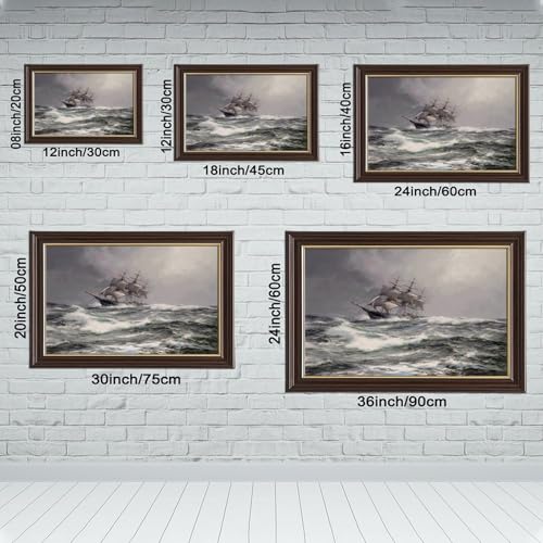 Cadre suspendu Devonshire Montague Dawson - Tableau de marine compact pour décorer vos murs - 2