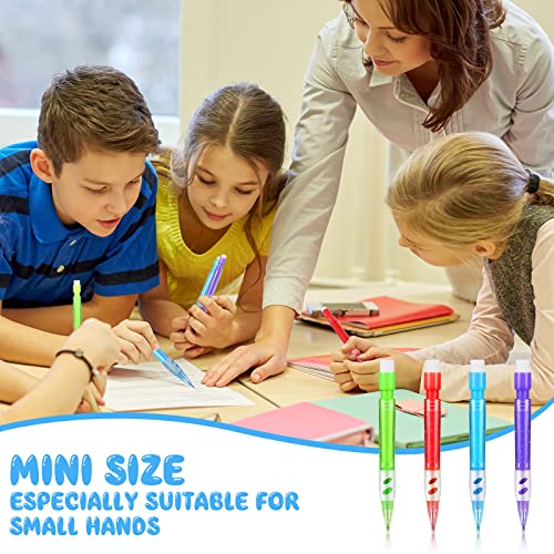 Image of Gersoniel 32 Pieces Assorted Mini Mechanical Pencils 0.7 mm Automatic Pencils with Mini Erasers Pens Stationery Supplies for Home Office School Writing Drawing Drafting