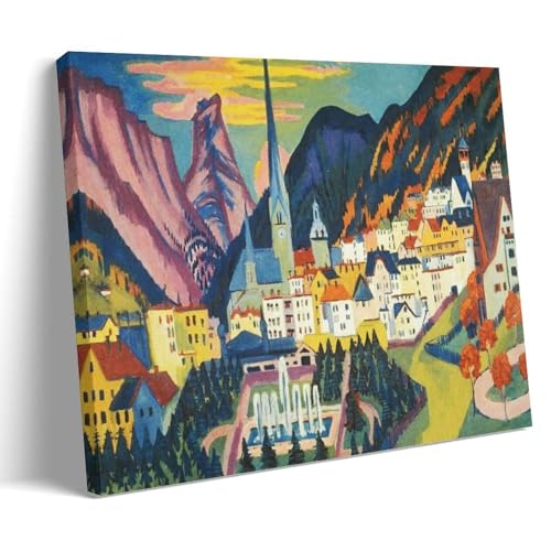 Ernst Ludwig Kirchner Davos en été pour sublimer un mur vide