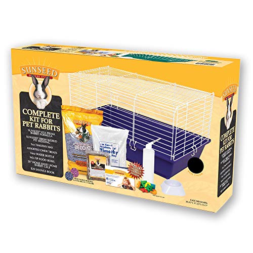 Ware Manufacturing Home Sweet Home Sunseed Rabbit Cage Starter Kit #TOP1
