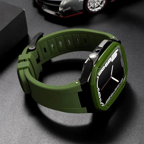 Kit de modification Apple Watch 45mm en acier inoxydable luxe - 5
