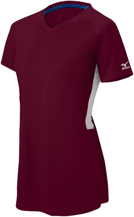 Mizuno Women's V-Neck Moisture Management Fastpitch Softball Tee Shirt