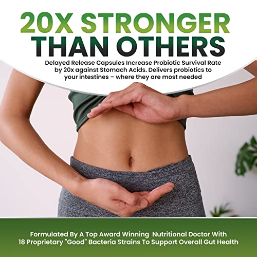 Vita Miracle Probiotics For Men Women Adults Digestive Health 70 Billion Cfu Immune Support Best Daily Probiotic Supplement Organic Natural Prebiotic Dr Formulated For Gut Health With Acidophilus #TOP3