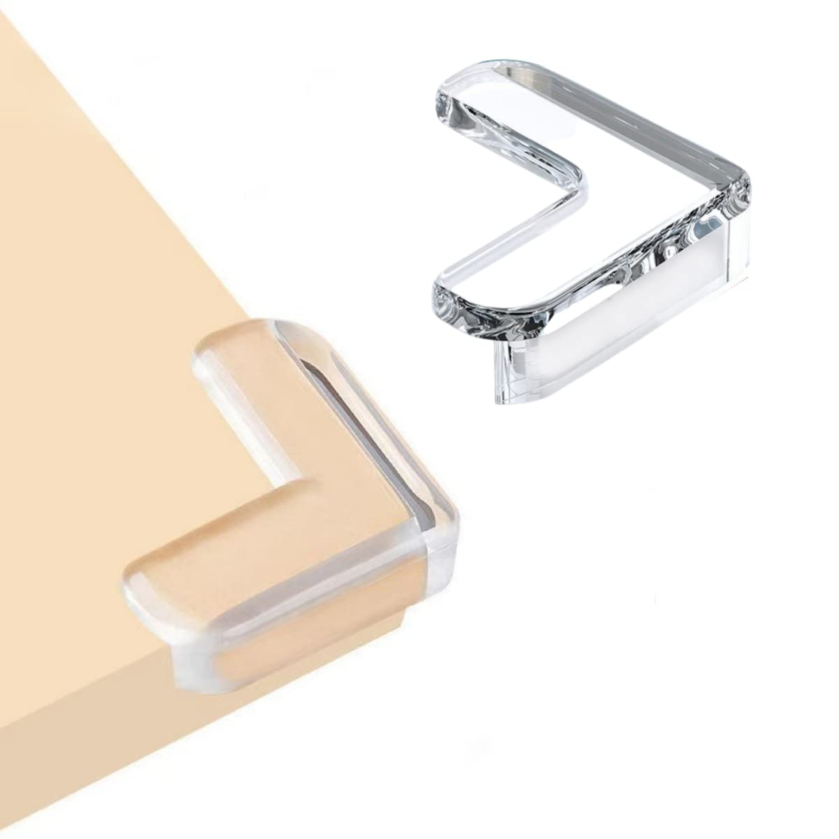 20 Pack Corner Protector for Baby, Corner Guards, Protectors Guards, Table Corners, Furniture Corner Guard & Edge Safety Bumpers to Cover Sharp Furniture and Table Edges (L Shape)