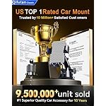 Qifutan Dash Mounted Holders Phone Holders for Your Car Phone Mount for Car Windshield Dashboard Air Vent Universal Hands Free Automobile Cell Phone Holder Fit for iPhone Smartphone - Image 2