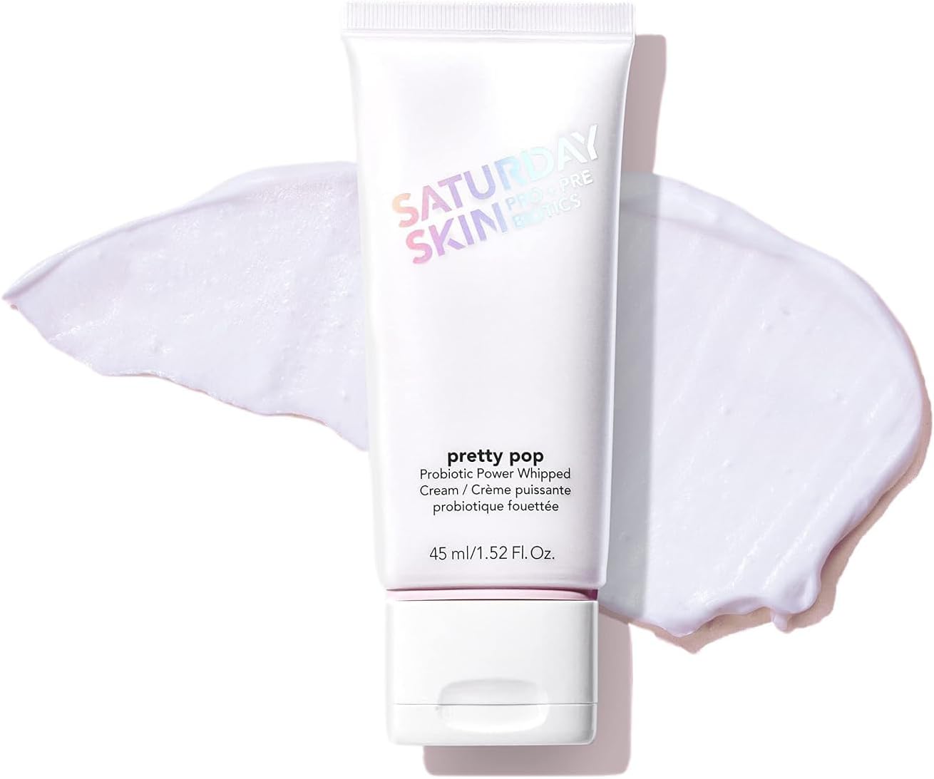 Saturday Skin Pretty Pop Prebiotics & Probiotics whipped Moisturizing Cream Nourishing Allure Best of Beauty K-Beauty Winner 2020 (1.52 Fl Oz)
