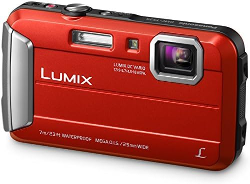Panasonic Lumix DMC-TS25 16.1 MP Tough Digital Camera with 8x Intelligent Zoom (Red)