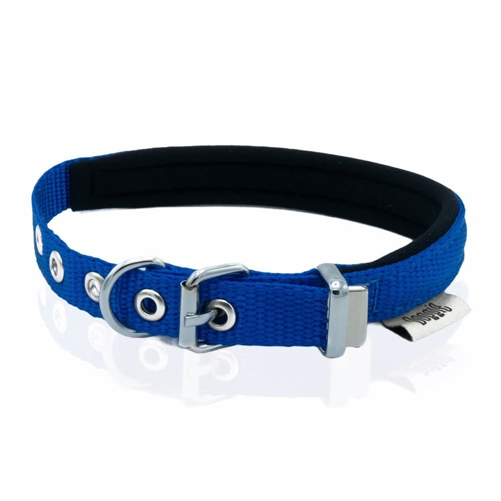 Doggie Konfor Dokuma Köpek Boyun Tasması, Lacivert (Royalblue), 1.5x25-30 Cm