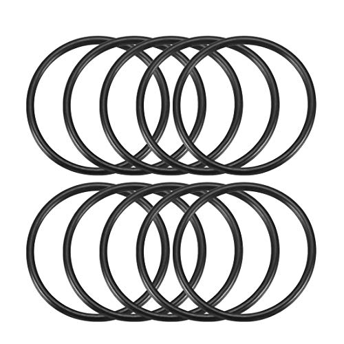 sourcing map Joint Torique 32mm OD 28mm ID 2mm Largeur Métrique Nitrile Caoutchouc Joint Étanchéité Paquet de 10