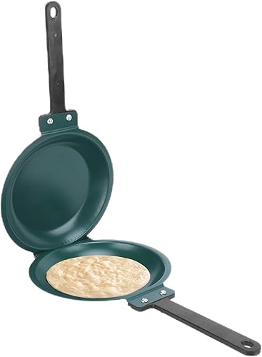 Sartén antiadherente para hacer panqueques plegable de doble cara, utensilios de cocina para el hogar, utensilios de cocina para tortillas, pan