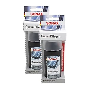 2 x 100 ml SONAX rubberverzorging, rubberverzorging, autoverzorging, winter